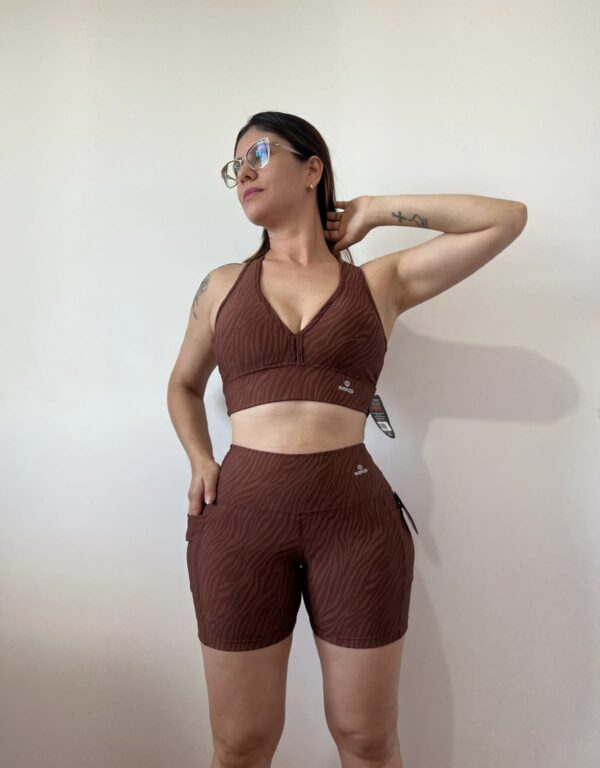 Conjunto poliamida Marrom Tamanho - M - Image 3